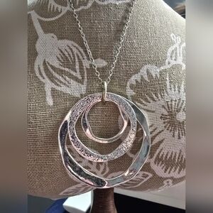 Silver Circle Necklace